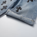 Chrome Hearts New Denim shorts 9919