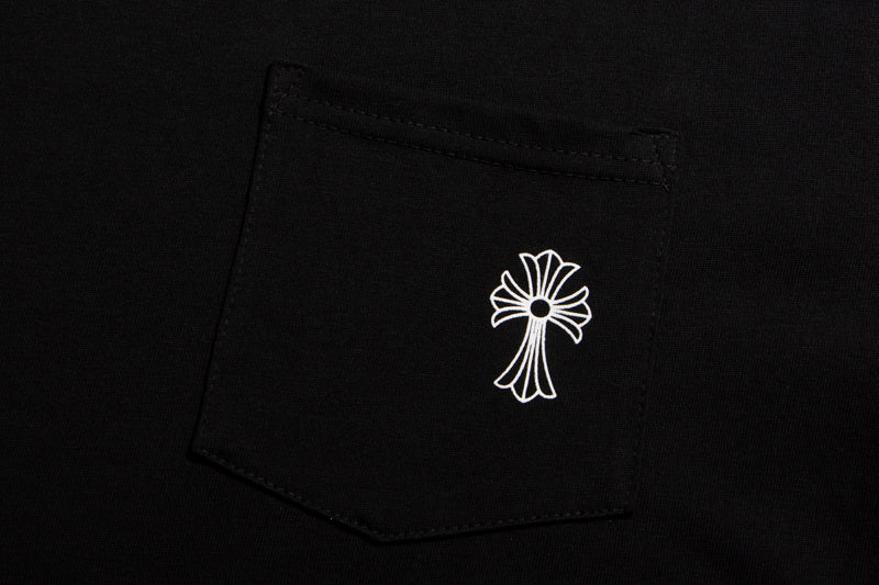 Chrome Hearts Neck Logo Cross Sleeve L/S T-shirt 9010
